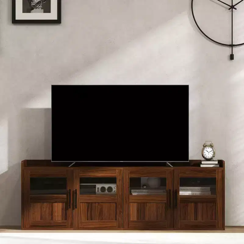 Bestier Modern Multi-Purpose TV Stand with Storage Cabinet for Living Room & Bedroom
