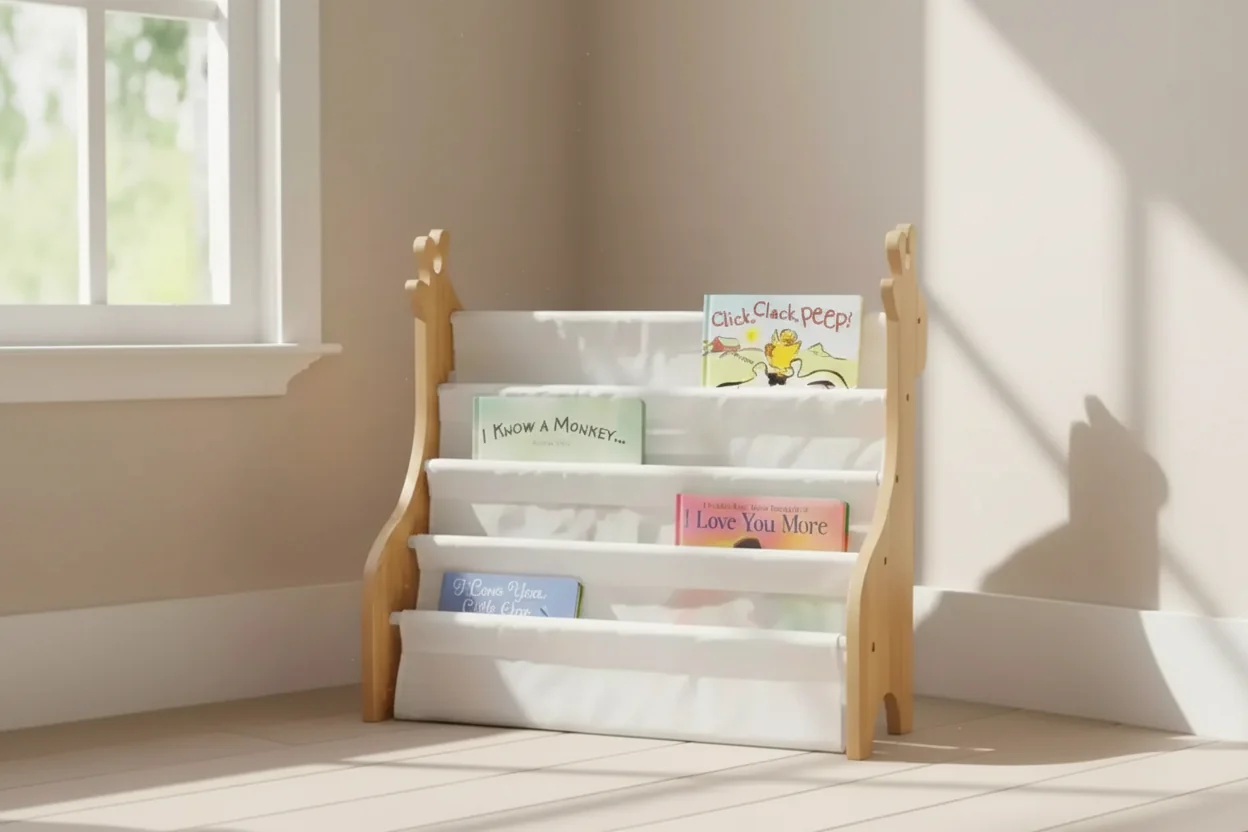 4 Tier Kids' Book Storage