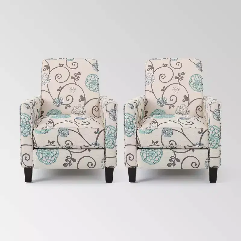 Set of 2 Darvis Contemporary Recliners - Christopher Knight Home