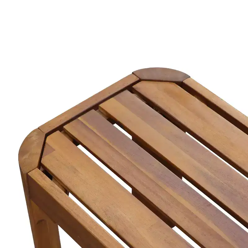 Christopher Knight Home Pierre Modern Acacia Wood Patio Bench with Slatted Design