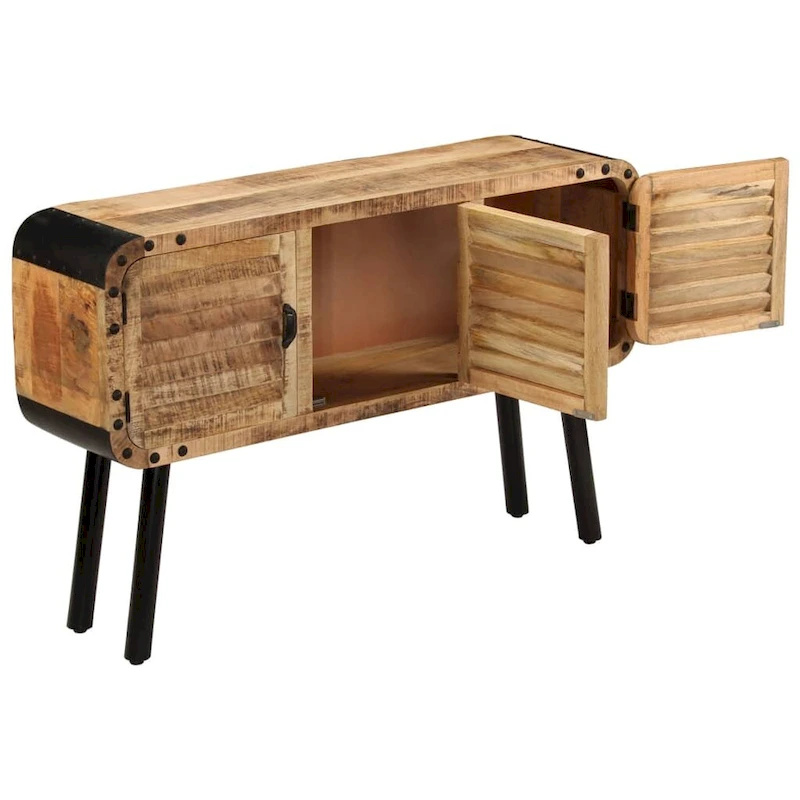 vidaXL Sideboard Solid Mango Wood 47.2x11.8x29.9 - 47.2x11.8x30