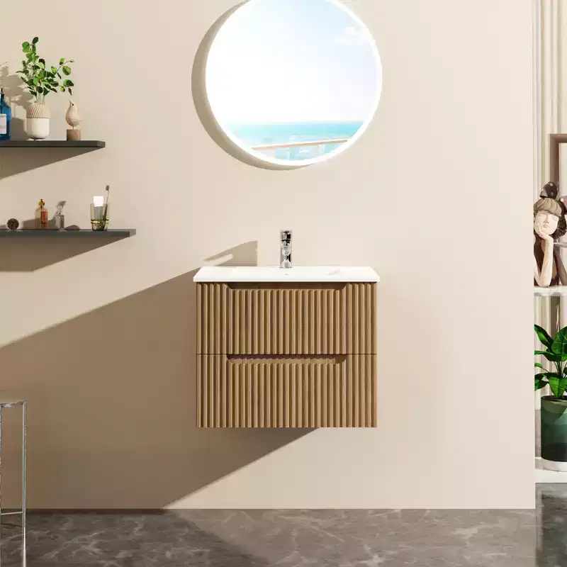 24 Wall-Mount Bathroom Vanity Cabinet Floating (Cabinet Only)