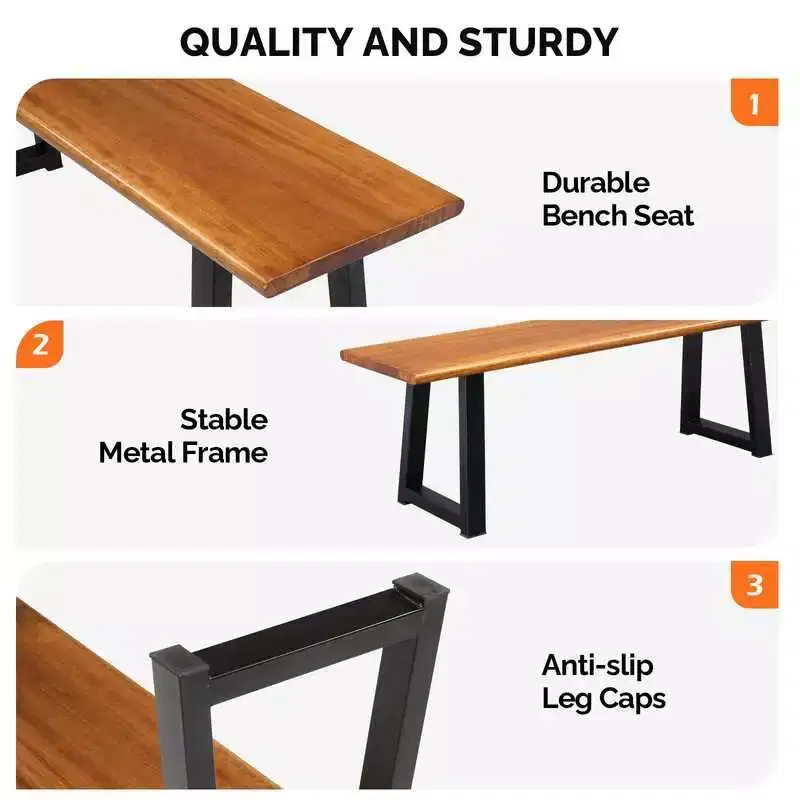 Karl Home | Patio Poplar Wooden Bench