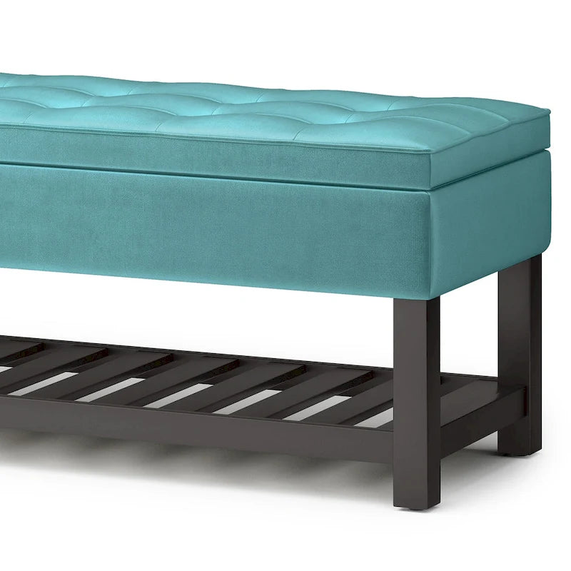 44 inch Wide Transitional Rectangle Ottoman Bench