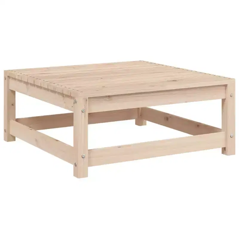 vidaXL Garden Sofa Set Wax Solid Pine Wood Large Breathable Design