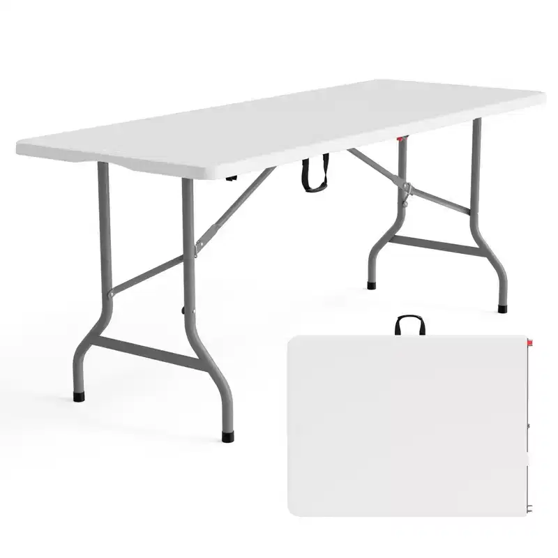6 FT. Patio Plastic Portable Folding Table