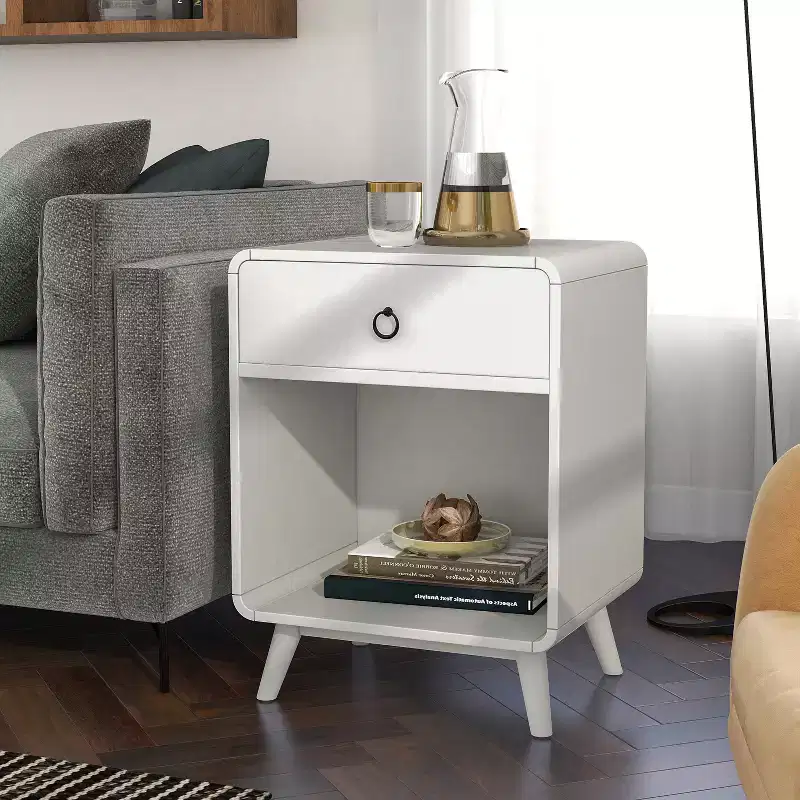 24/7 Shop At Home Venetzia MidCentury Side Table