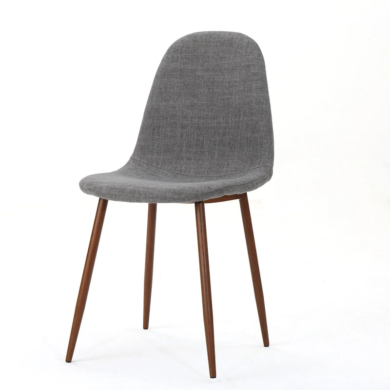 Raina Mid-century Upholstered Dining Chairs (Set of 2) by Christopher Knight Home