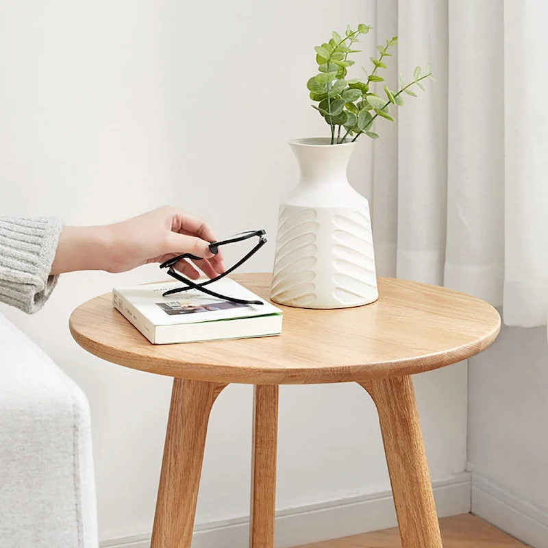Round Small End Table Side Table Coffee Table