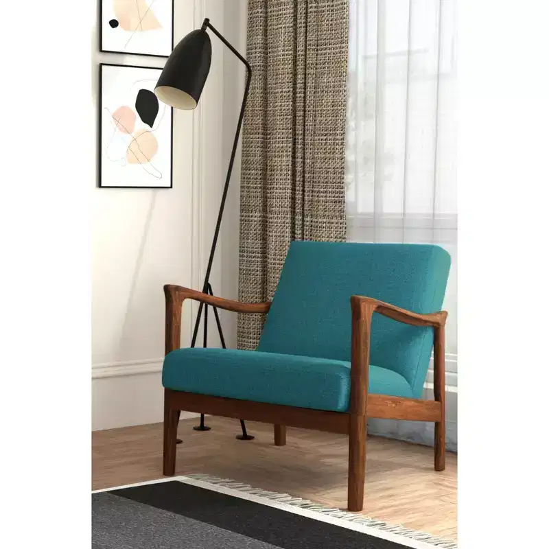 Zephyr Lounge Chair (Turquoise)