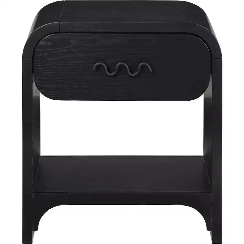 Meridian Furniture Hayes Black Night Stand / Side Table