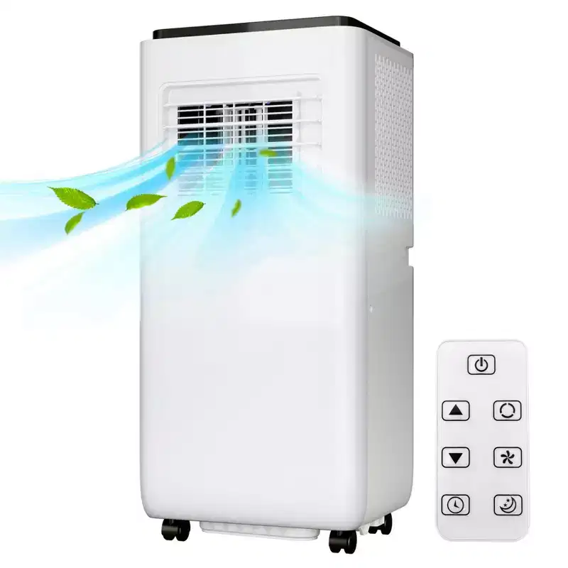 8,000 BTU Portable Air Conditioner for Room up to 350 Sq. Ft., Portable AC Unit with Remote Control, Sleep Mode, Window Kit Included