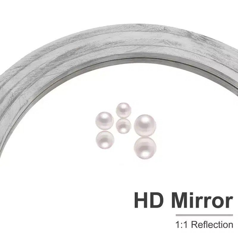 Whitewashed Staircase-Style Solid Wood Full-Length Mirror 180x90x4cm