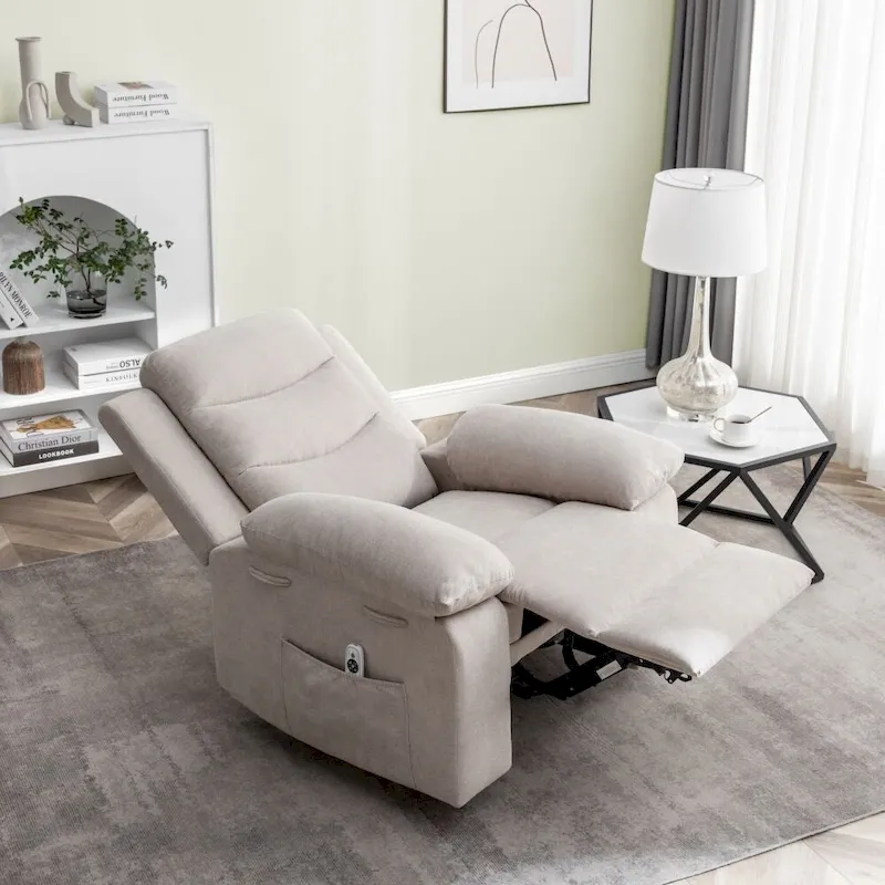 Power Recliner Chair with Adjustable Massage Function