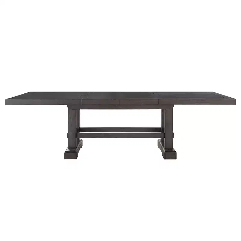 Napa Dining Table Dusky Cedar - Steve Silver Co.: Expandable, Seats 10, Farmhouse Style