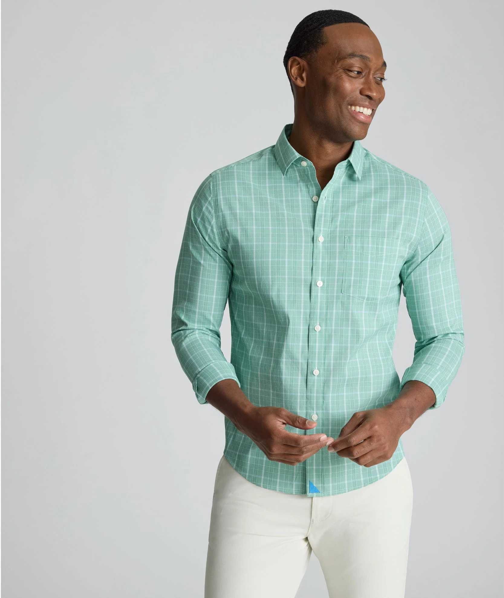 Cotton-Nylon Cooling Shirt (Green)