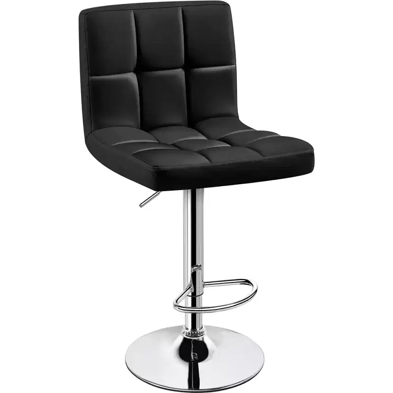 Modern Swivel Counter Stool with Adjustable Height