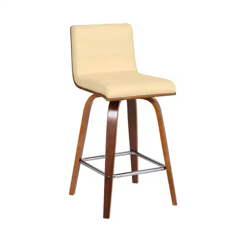 26 Vienna Faux Leather Counter Height Barstool - Armen Living