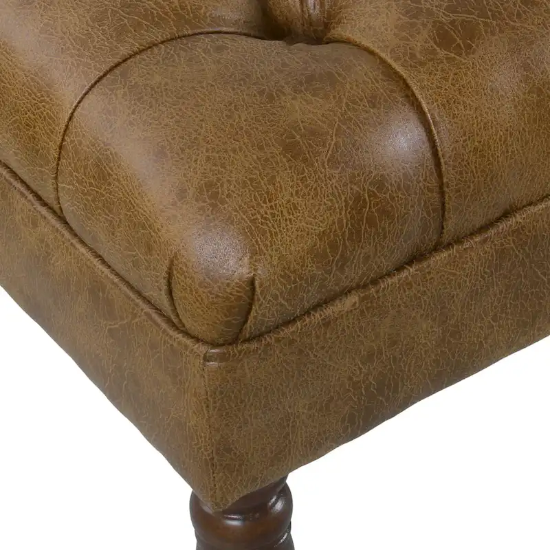 HomePop Classic Tufted top Upholstered Bench