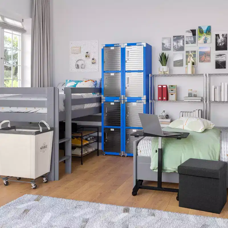 Seville Classics UltraHD 4-Door Stackable Locker Cabinet