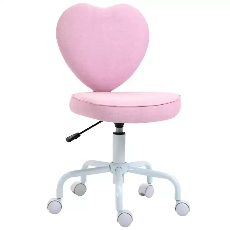 Heart Love Shaped Back Design Office Chair with Adjustable Height