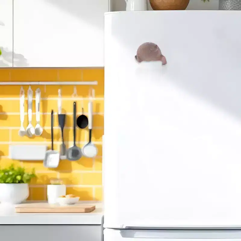 Unique Bargains Decorative Magnets Magnetic Fridge Irregular Shape Pig Butt Synthetic Resin 1Pc