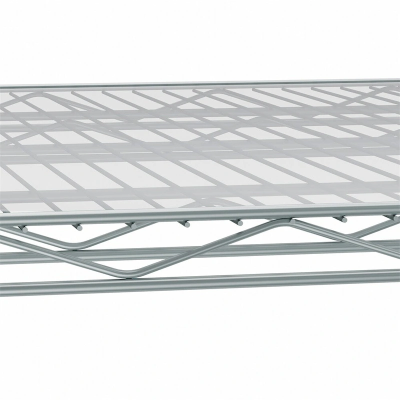 5 Tier Steel Heavy Duty Adjustable Shelves with Wheels and Feet