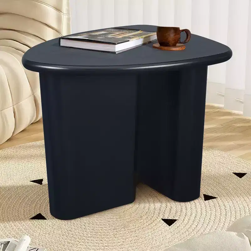 Zeus & Ruta 35.59 in. Tapered Tabletop Side Table