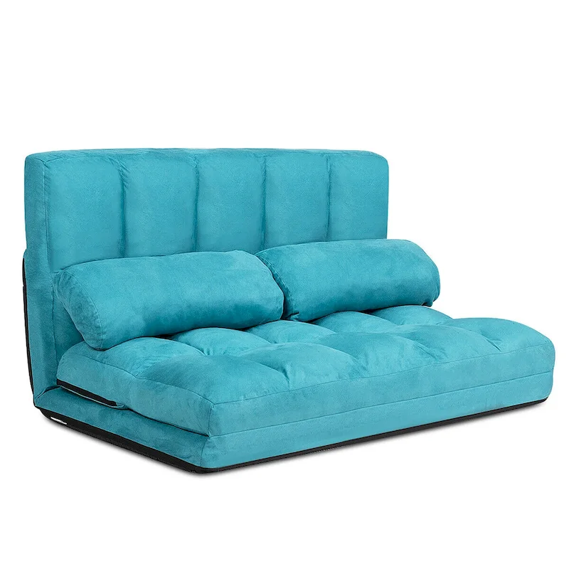 Foldable Floor Sofa Bed with 6-Position Adjustable Backrest – 330 lb Capacity