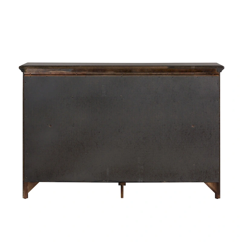 Copper Grove Saddlebrook Tobacco Dresser & Mirror