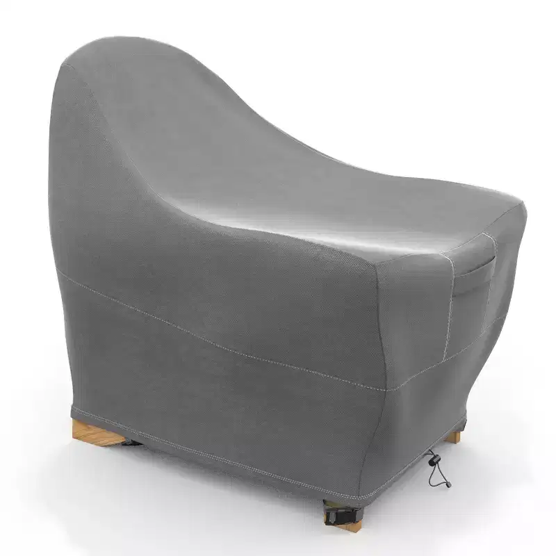 KHOMO GEAR Premium Adirondack Patio Chair Cover  Grey, Durable, Weatherproof, UV Resistant, Protection from Rain & Dust