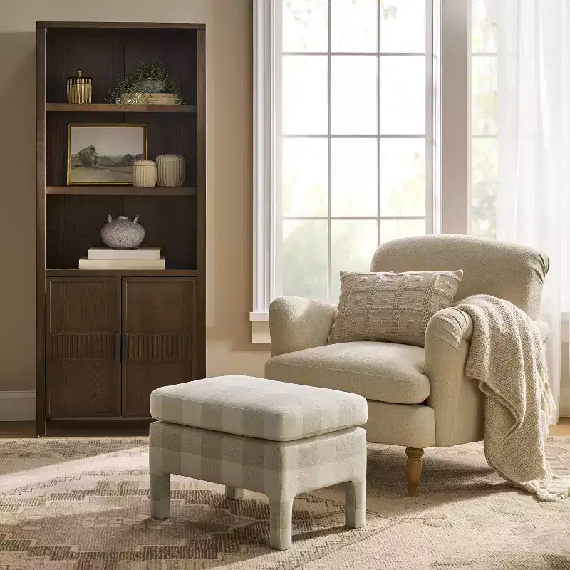 68.25" Dosinia Bookshelf Brown - Threshold™ designed with Studio McGee