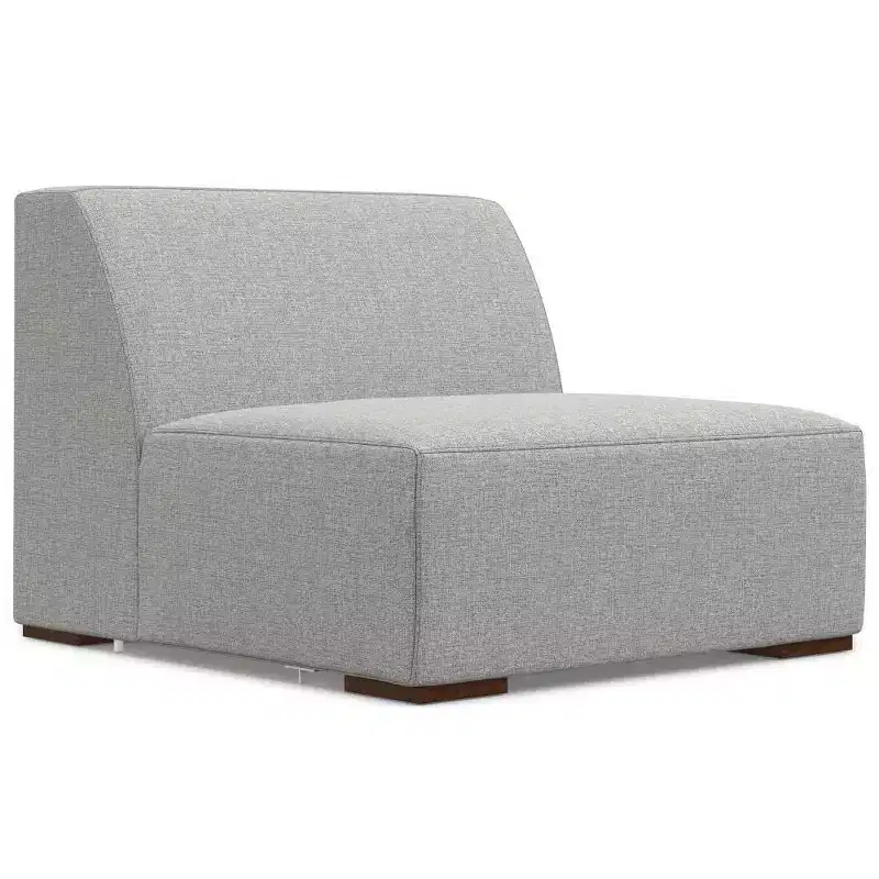 Central module light gray sofa