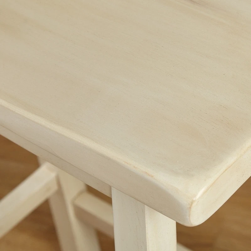 Simple Living Marney Rubberwood 24-inch Counter-height Bar Stools (Set of 2)