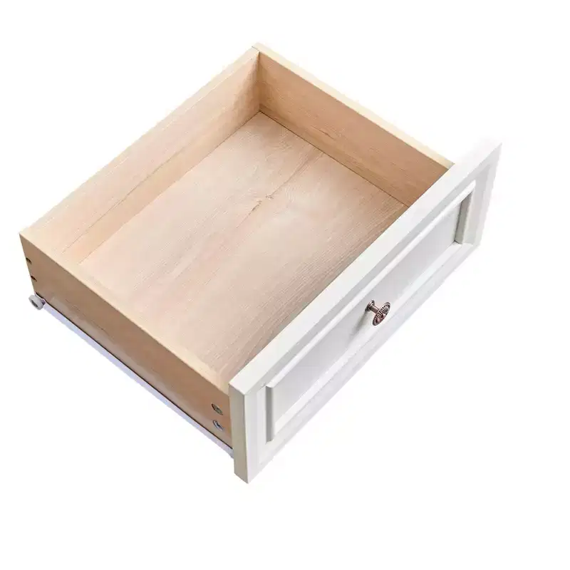 Wooden Dresser Chest, Rustic Nightstand with Wooden Base & Riser Trim, for Bedroom, Living Room, Hallway, Closet, Home Office