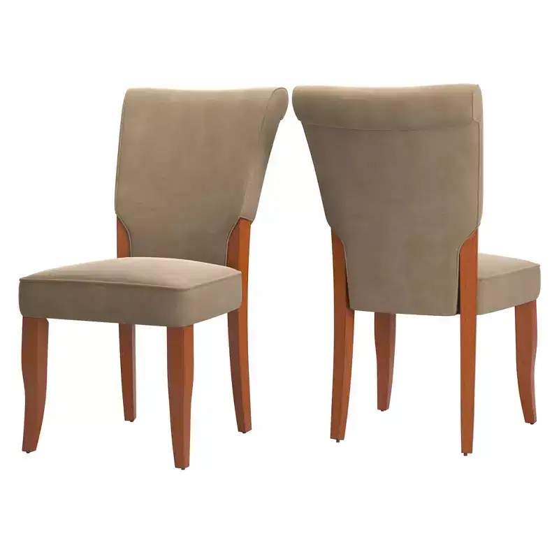 Pershing Velvet Upholstered Parsons Dining Chairs (Set of 2) - iNSPIREQ