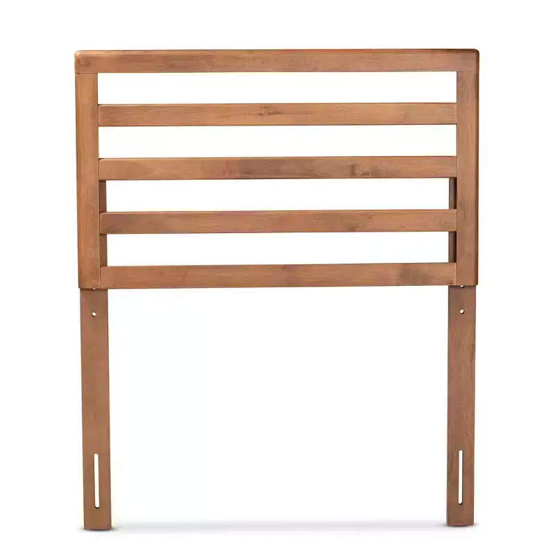 Akemi Wood Headboard Walnut - Baxton Studio