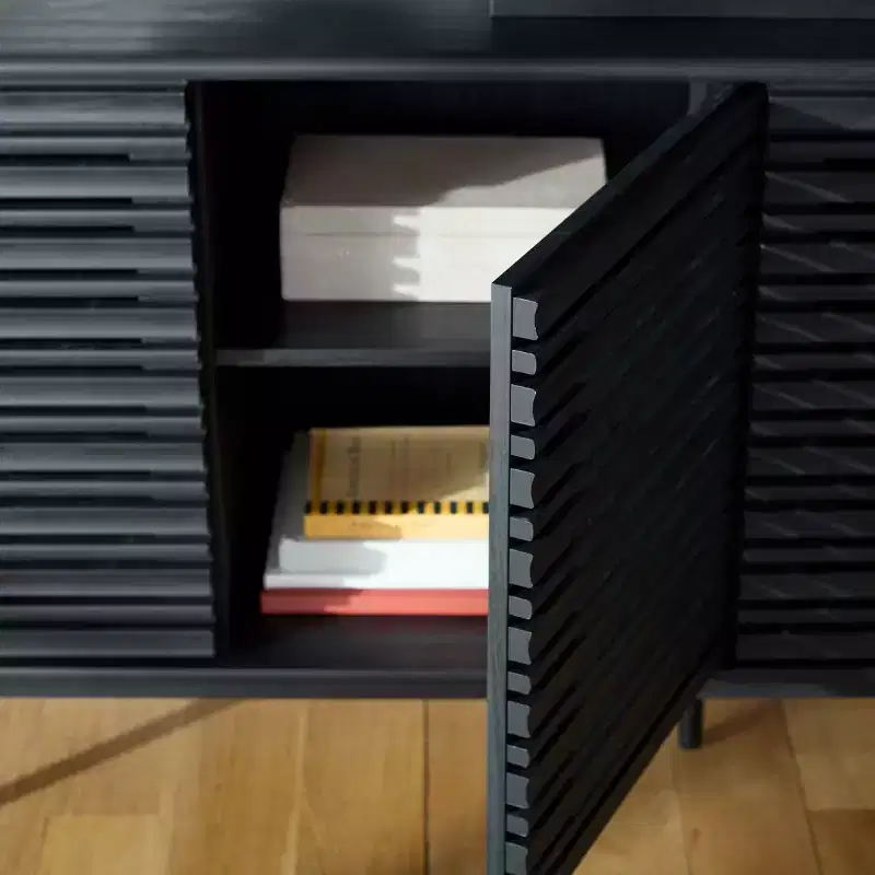 Atlantes Large 4 Door 4 Shelf Media Stand - MED9642 - Safavieh