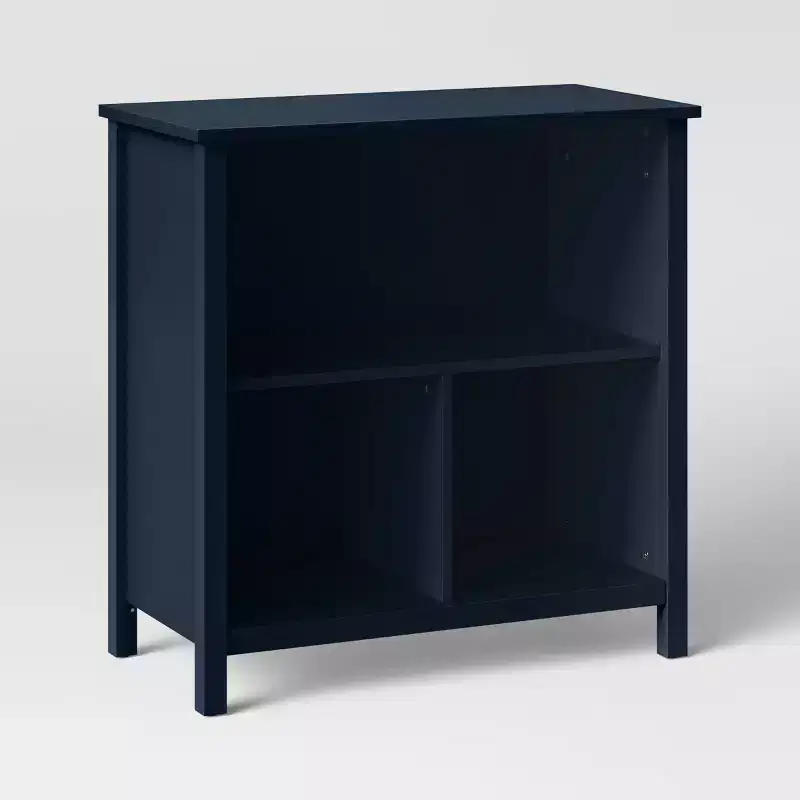 Kids Bookcase, Montessori-Style Rectangle with 1 Shelf and 2 Compartments