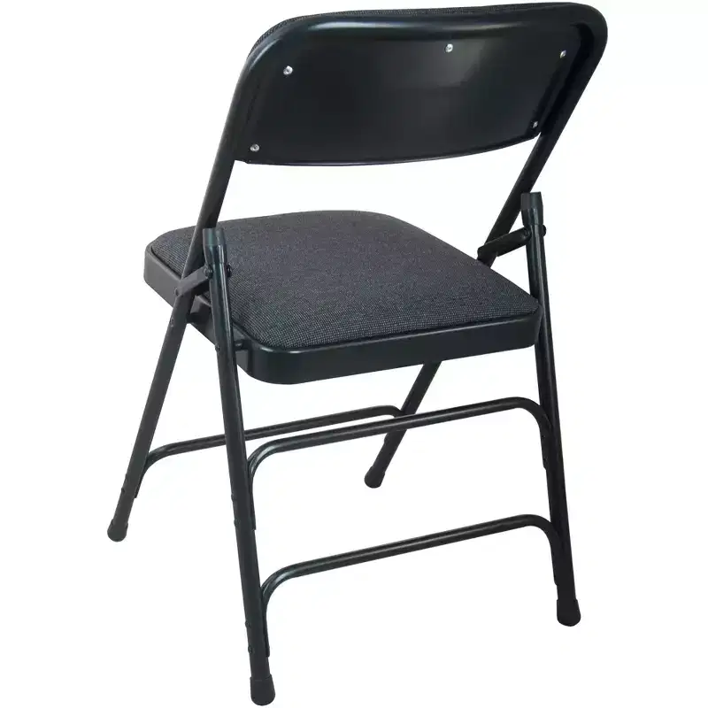 4-pack Beige Padded Metal Folding Chair - Fabric Seat