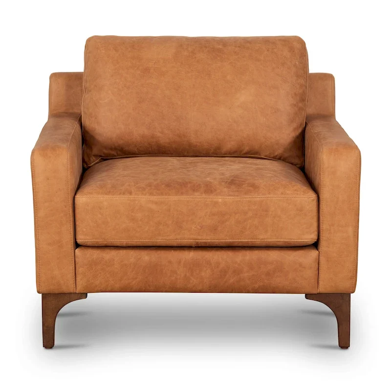 35 Lounge Chair - Full Grain Genuine Italian Leather