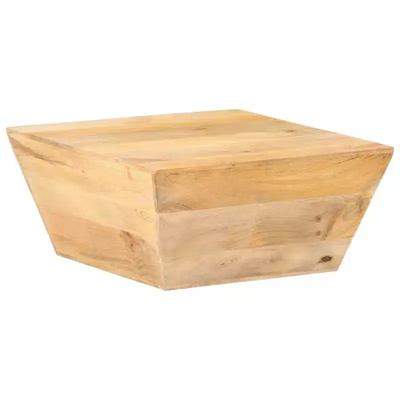 vidaXL Coffee Table V-shape Side End Table Living Room Sofa Table Solid Wood