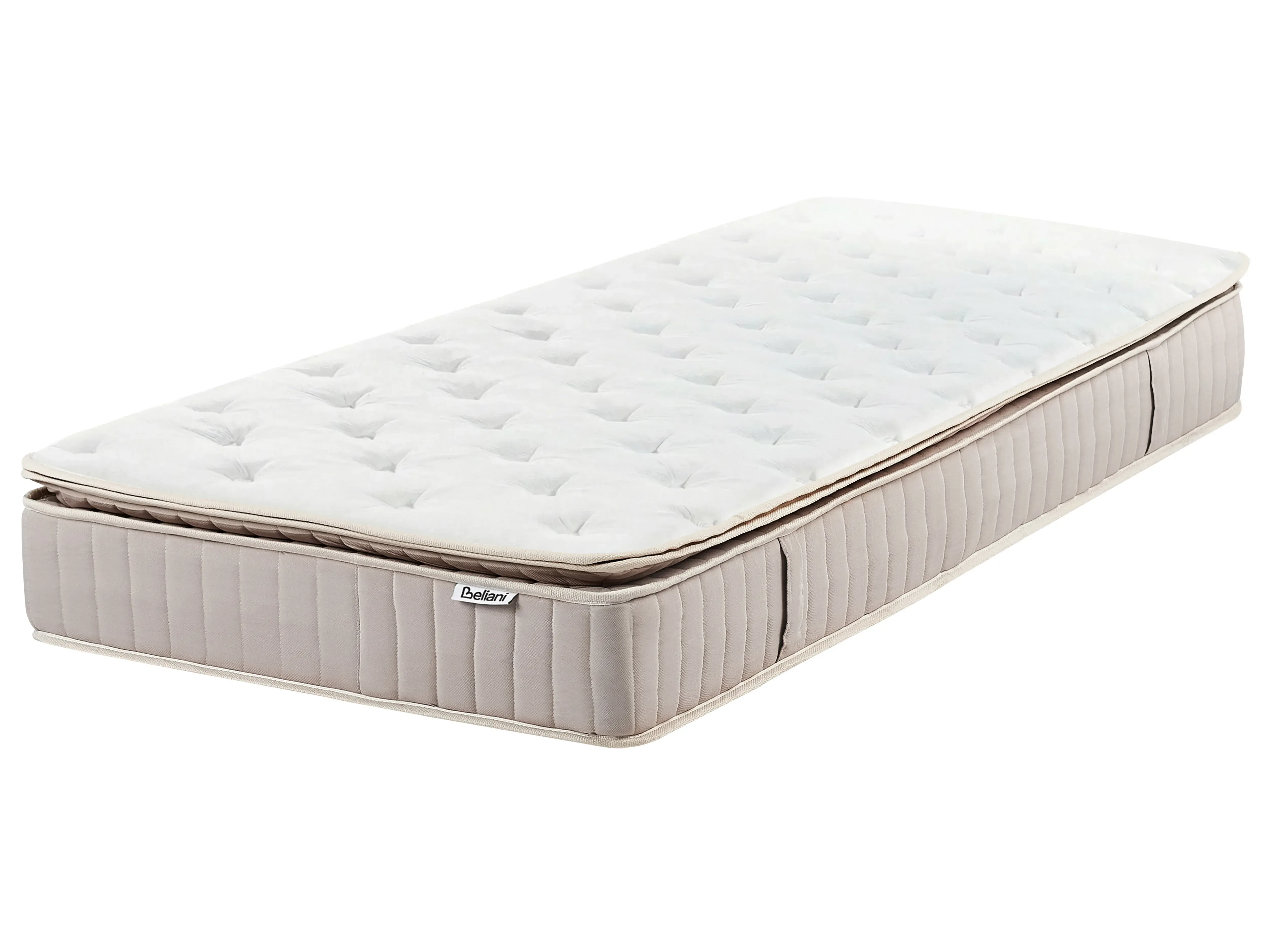 Materasso a molle insacchettate in lattice H2/3 90x200 cm