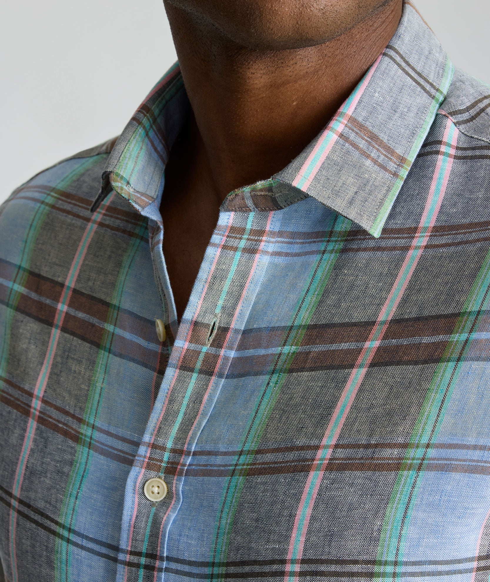 Plaid Linen Shirt