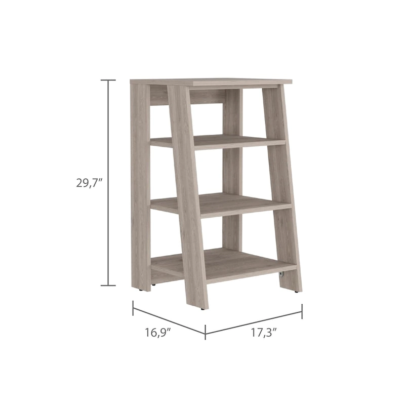 Colyn Linen Cabinet, Four Shelves, Vertical, Light Oak / WhiteHigh quality and durable