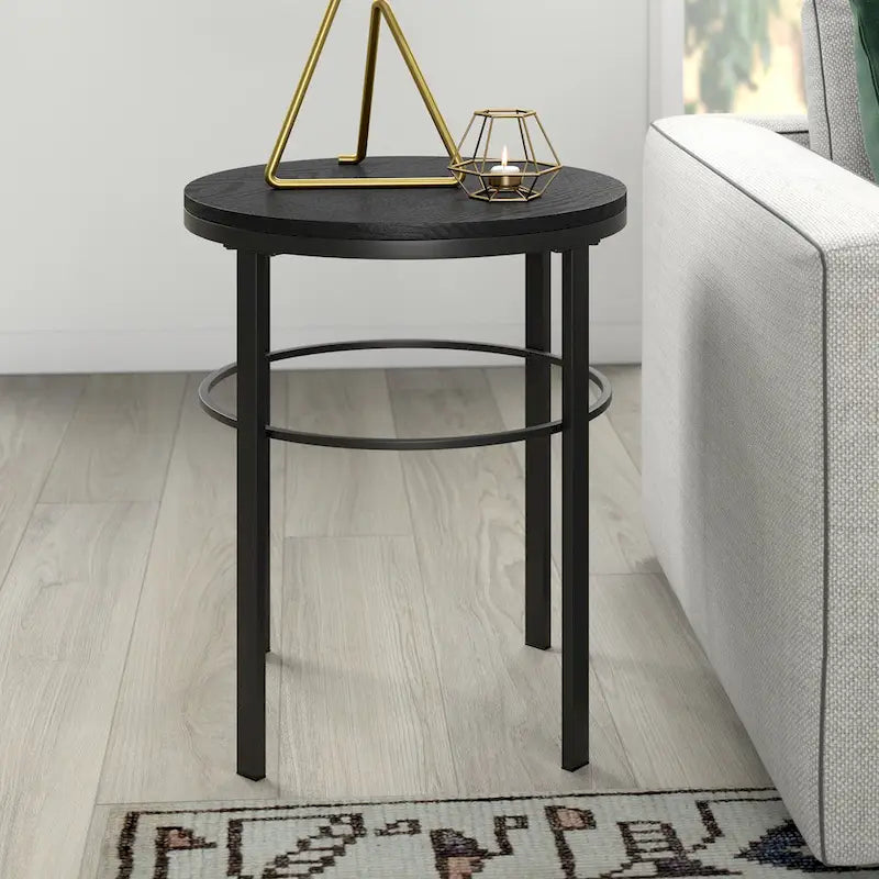 20 Wide Round Side Table with MDF Top