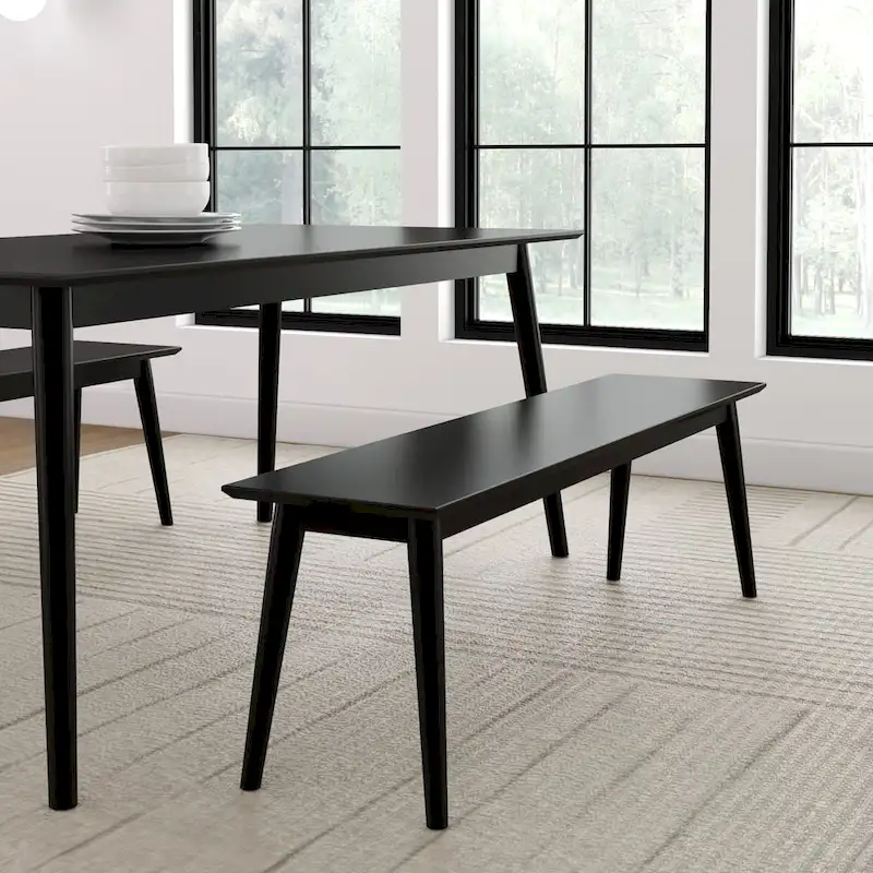 Plank and Beam Mid-Century Modern Dining Bench - 59