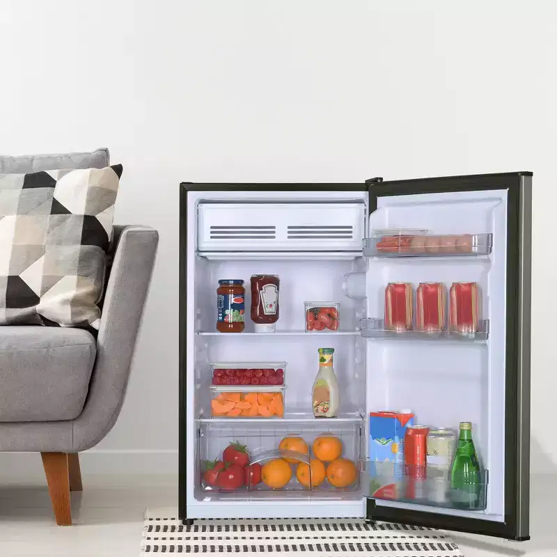 Danby DCR044B1SLM 4.4 cu. ft. Compact Fridge in Stainless Steel Look