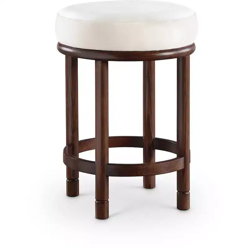 Cream Velvet Counter Stool