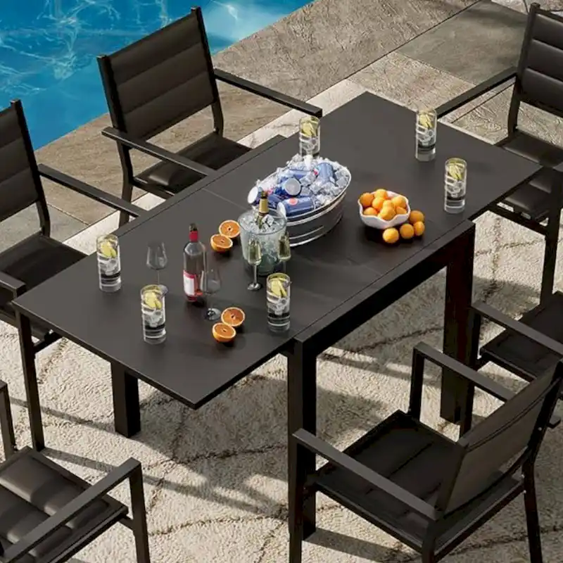 Extendable Patio Dining Table